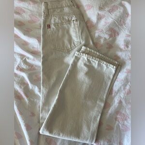 URBAN OUTFITTERS BDG cream cowboy jeans